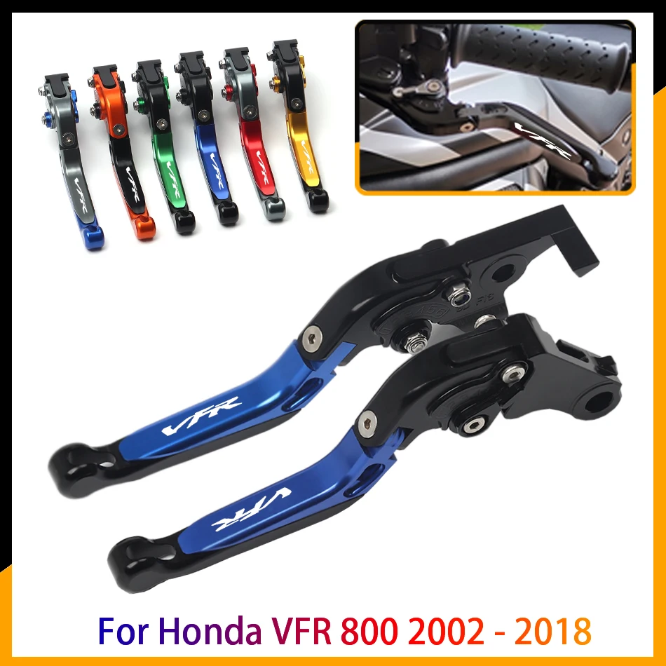 

For Honda VFR 800F 2002 - 2018 VFR800 F 2003 2004 2005 2006 Motorbike Adjustable Folding Extendable Moto Clutch Brake Levers