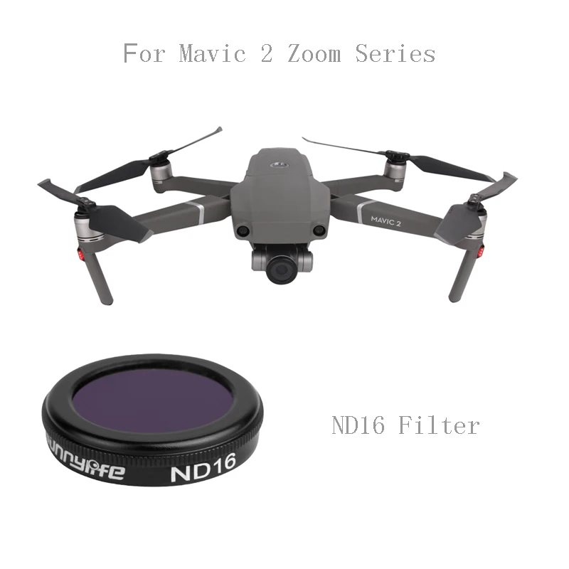 M2Z-FI282-ND16 Для DJI Mavic 2 объектив с зумом для камеры фильтр 6 упаковок Многослойные Фильтры объектива аксессуары ND4/ND8/ND16/ND32/CPL/MCUV - Цвет: M2Z-FI282-ND16
