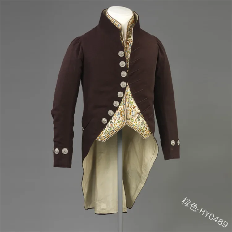 

Cosplay Medieval Plus Size 5xl Men's Coat Steampunk Vintage Tailcoat Jacket Gothic Victorian Frock Tuxedo Coat Prince Costume