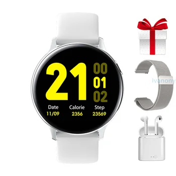 

Smartwatch+Earphone+Strap/set Fitness Bracelet ECG PPG Activity Tracker Heart Rate Monitor Blood Pressure Oxygen Health Clock