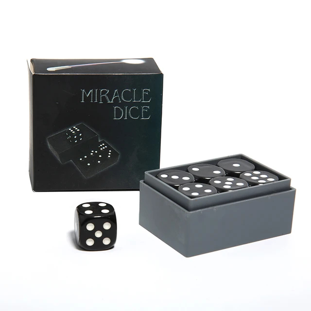 6 Pcs/Box Predict Miracle Dice Turn All Dice Into 6 Magic Toy Magicians Magic Shows Tricks Illusion Props Children's Toys Gifts 1