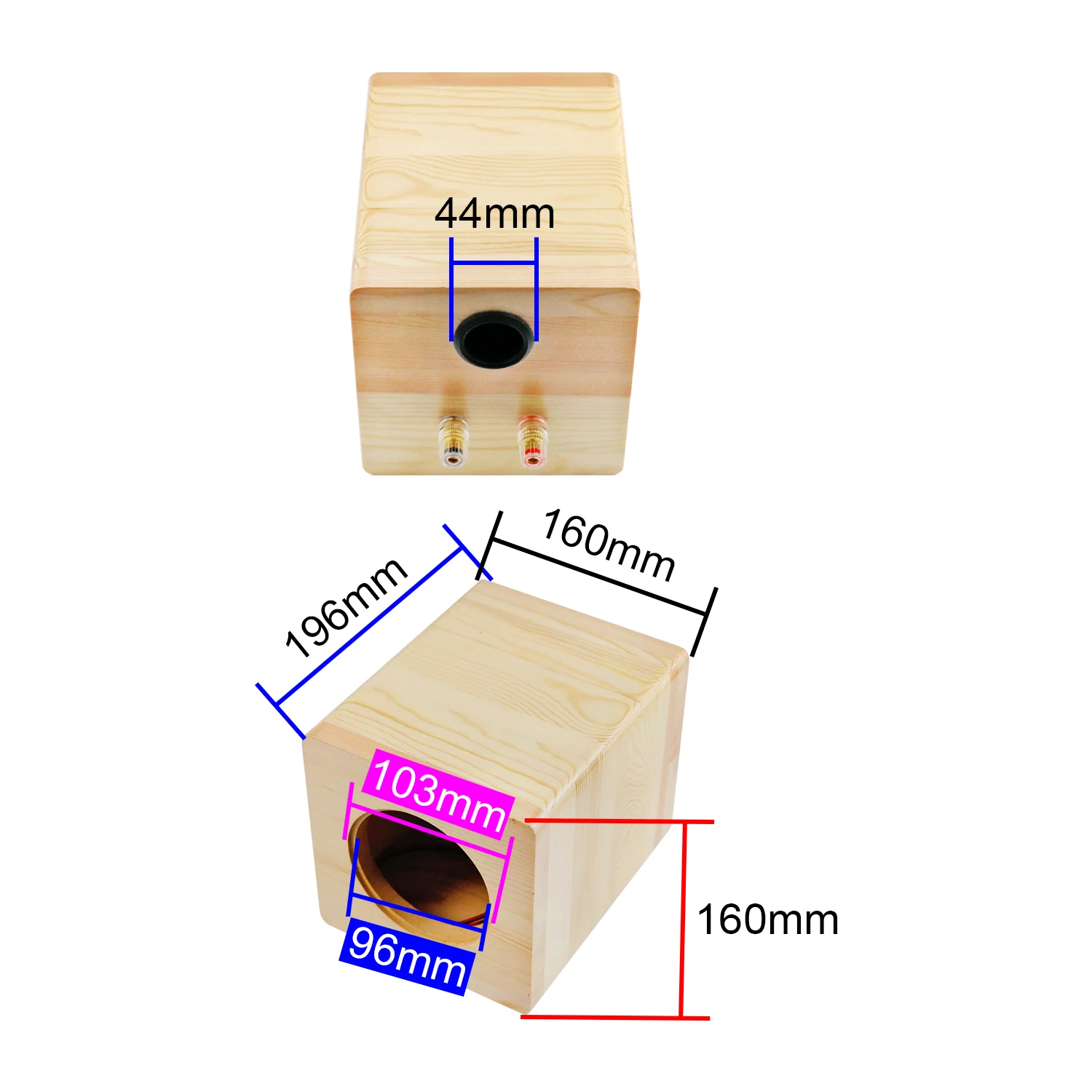 Alto-falantes de Madeira Vazia para Armário de Alto-falante de Alcance Concha de Áudio para Casa Maciça Ghxamp Argolas Caixa Completo Subwoofer Faça Você Mesmo 1 Peça 4 - Image 3