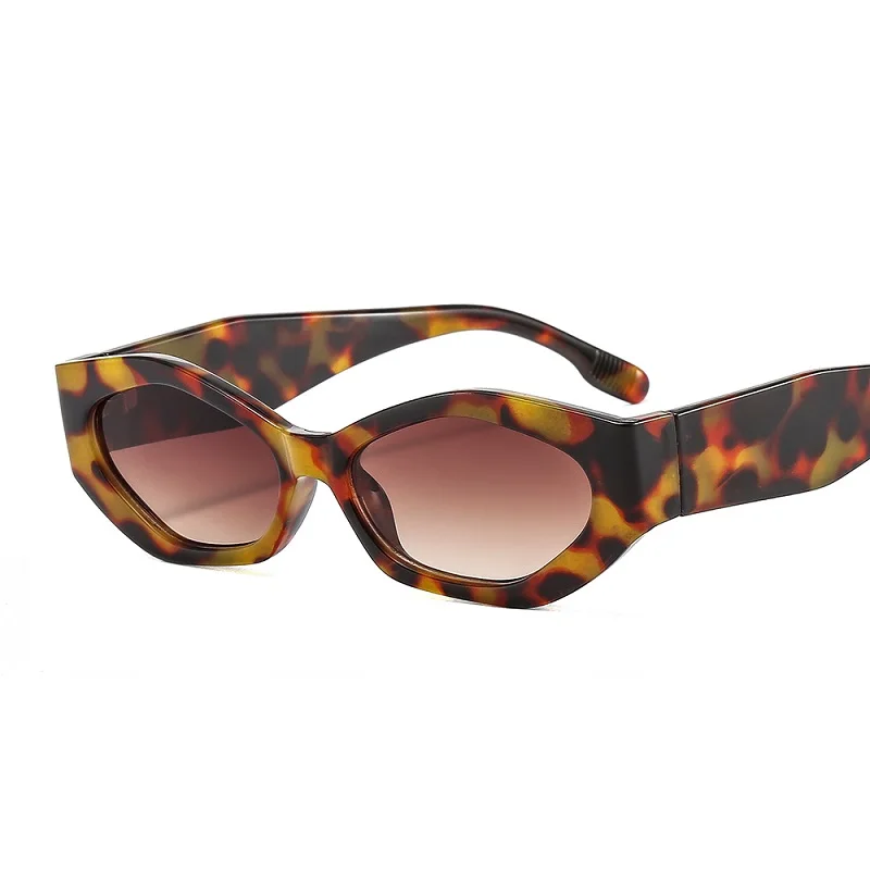 

2021 New Rectangle Sunglasses Women Men Unisex Trend Retro Vintage Brand Designer Leopard Lens Frame Female Sun Glasses UV400