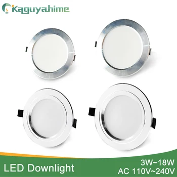 

Kaguyahime LED Ceiling Light 18W 15W 9W 5W Surface Mounted Spot LED Panel Light AC 220V Recessed Round Lamp LED Indoor Lighting