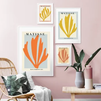 

Henri Matisse Fashion Retro Modern ART Abstract Portrait Wall Canvas Posters And Prints No FRAME