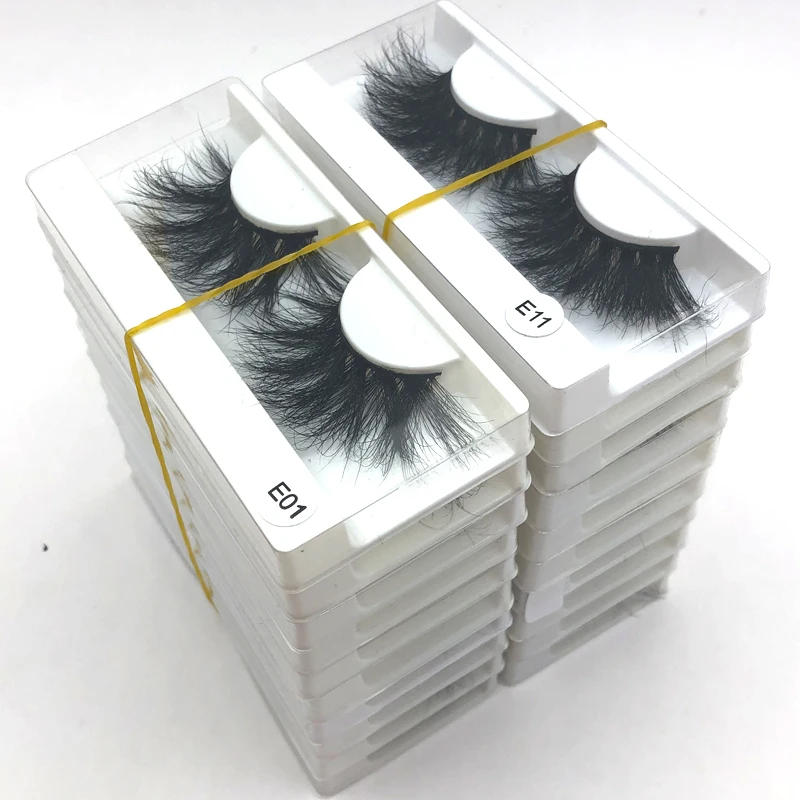 20/30/50/100pairs/pack Wholesale 25mm Eyelashes 3D Mink Lashes Handmade Dramatic False | Красота и здоровье