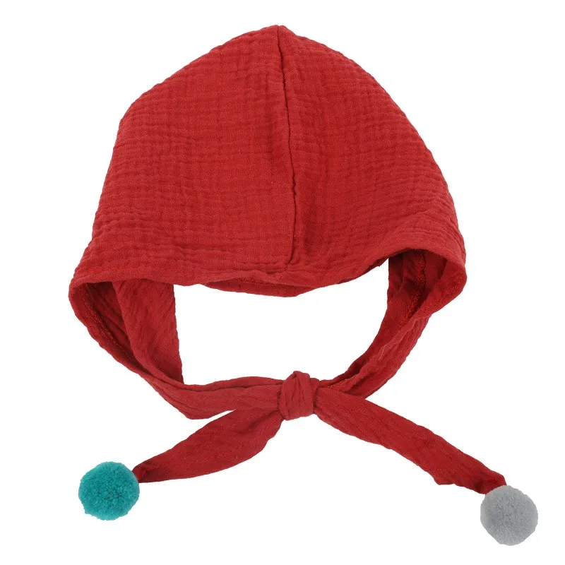 

2-8Y New Autumn Winter Warm Children's Scarf Cotton Cute Fashion Casual Soft Solid Color Hooded Ear Protection Scarves