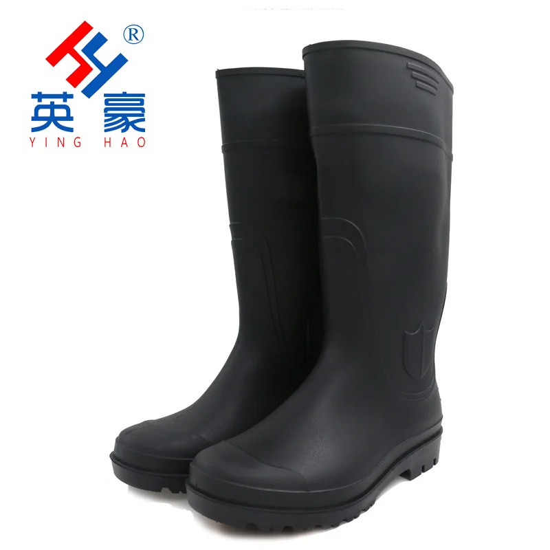 

Wholesale PVC Rain Boots Boots Anti-slip Woking Boots Oil-Resistant Waterproof Anti-smashing And Anti-penetration Men Rain Sho