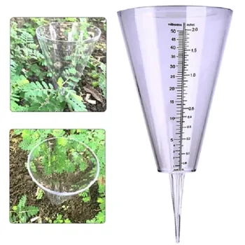

Cone Rain Gauge Measurement Ground Rainfall Measuring Tools Conical Rain Meter Gauge For Outdoor Yard Rainfall Measuring