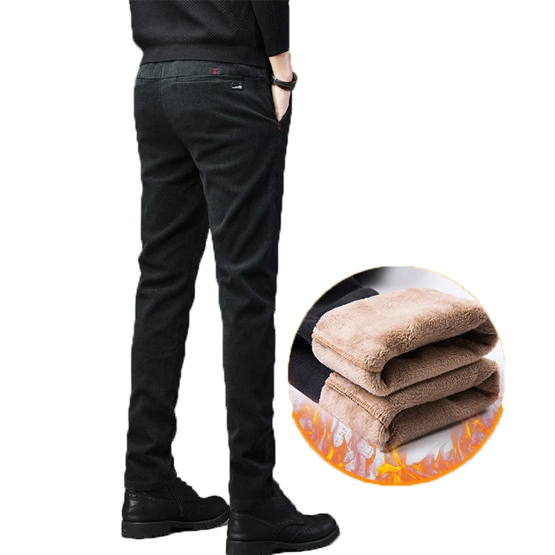 plus velvet pants