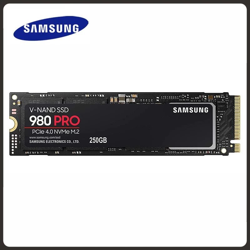 Внутренний твердотельный накопитель SAMSUNG 980 PRO M.2 SSD ТБ 250 ГБ 500 Гб PCIe 4 0 NVMe до 6900 МБ/с.