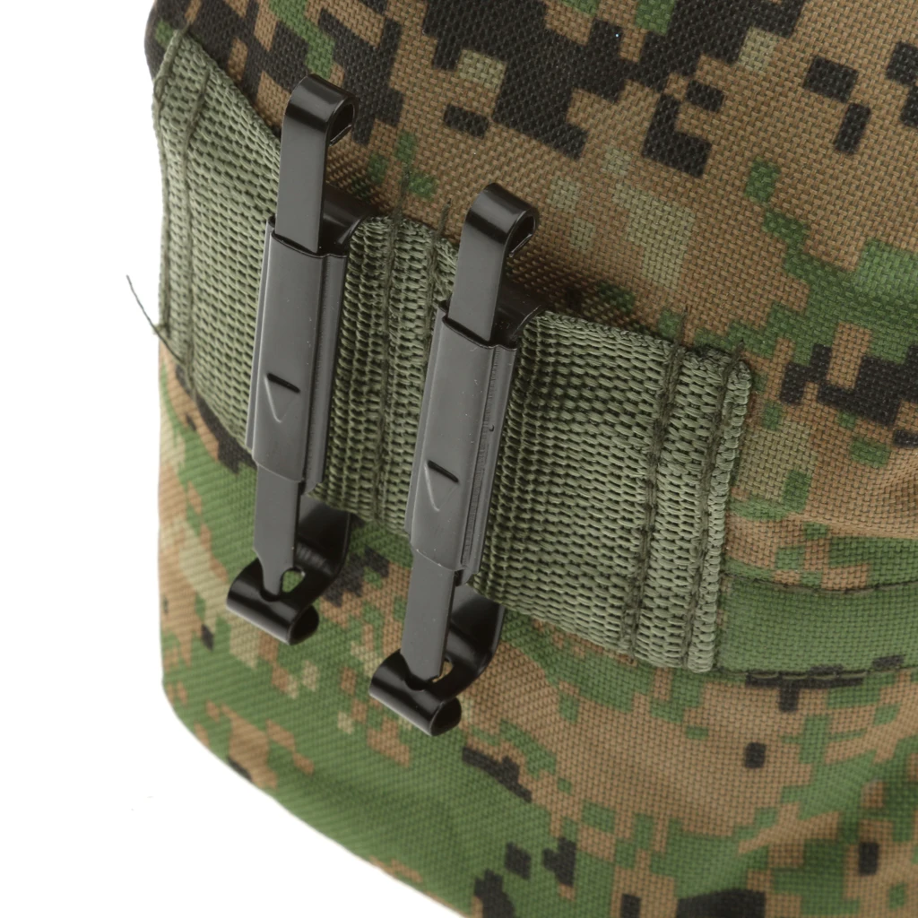 1L Outdoor Camping Hiking Camo Army Military Water Bottle Canteen & Cover & Cup for Cycling Bike