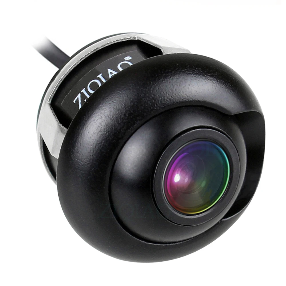 ZIQIAO Front Side View Reverse Camera 360° Rotation HD Night Vision Waterproof Car Rear View Parking Camera