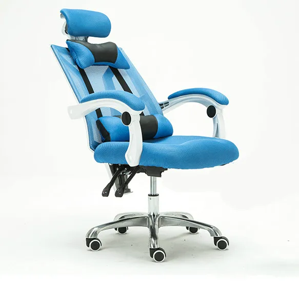 US $259.33 Executive Office Chair Lying Lifting Adjustable bureaustoel ergonomisch Mesh Chair Conference Reclining Swivel Computer Chair