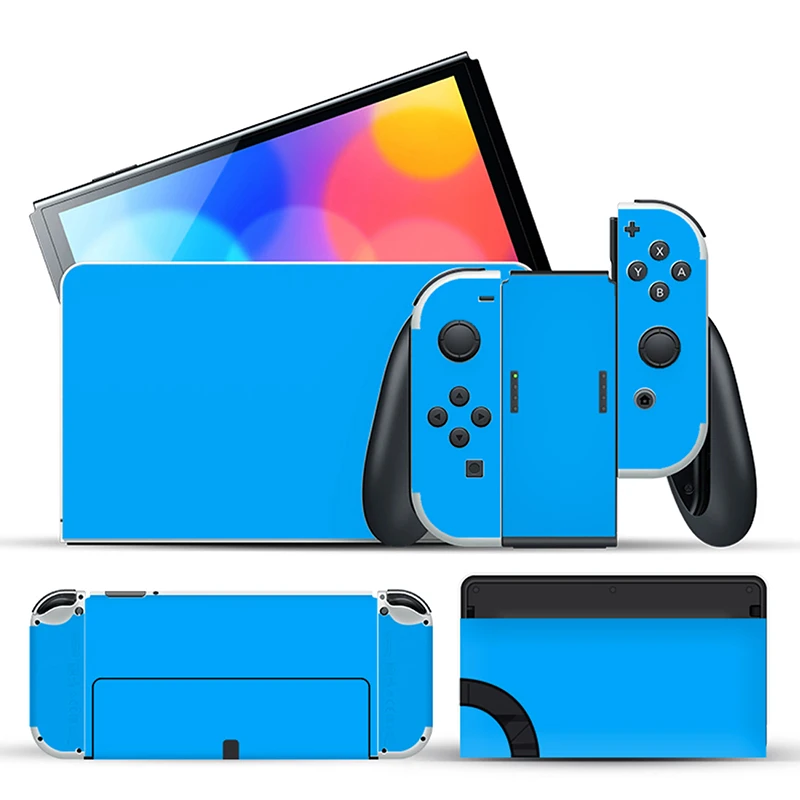 1 pc pure color Skin Sticker Protector for Nintendo Switch OLED Classic NEW