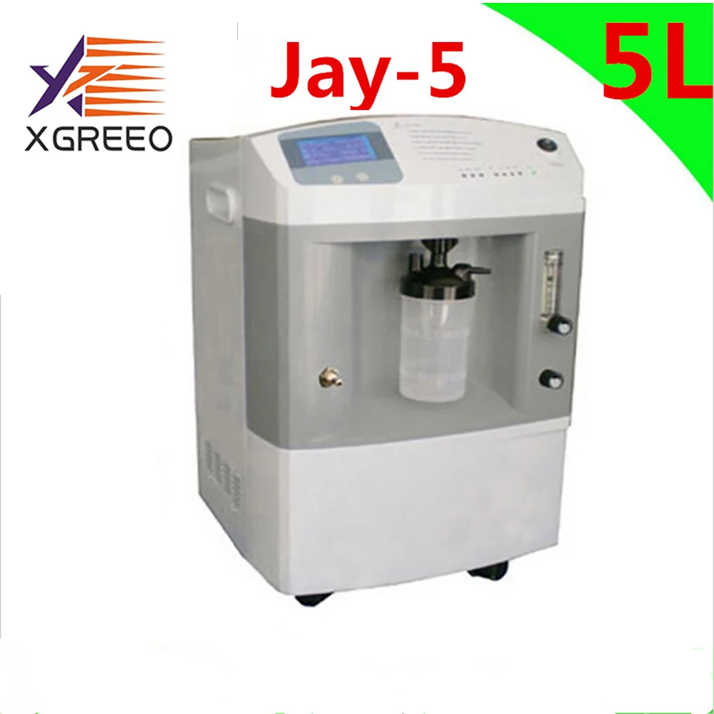 Medical oxygenerator Home/Hospital/Clinic Use 5LOxygen Concentrator single flow JAY-5 oxygen tank |