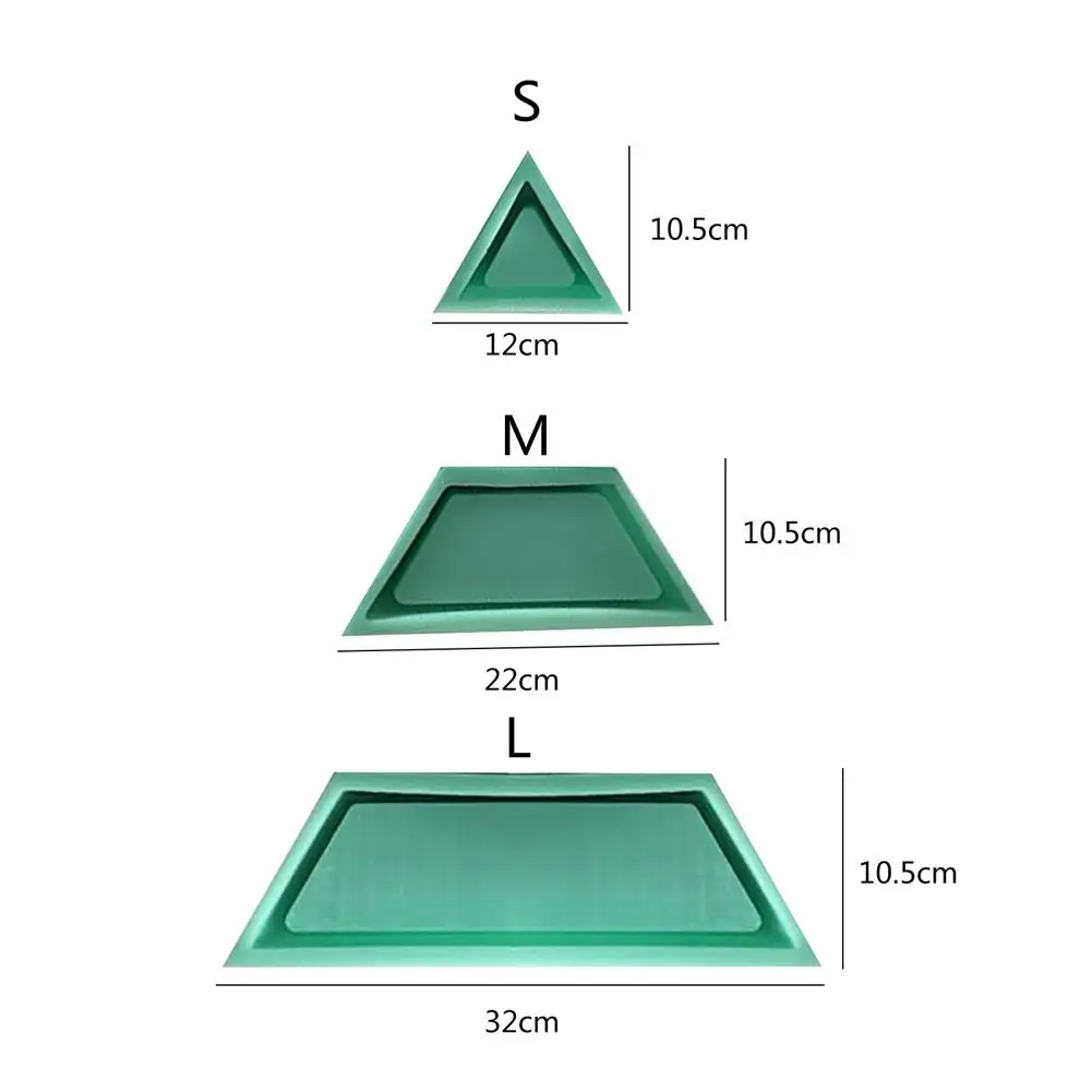Силиконовая форма для бетона, креативная настольная треугольная комбинация цветов, цемент в горшках, скандинавские украшения для дома, силиконовая форма