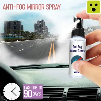 

30ml Anti Fog Glass Spray Agent Long Lasting Anti-fog Liquid Window For Windshield Bathroom Mobile Phone Screen Glasses
