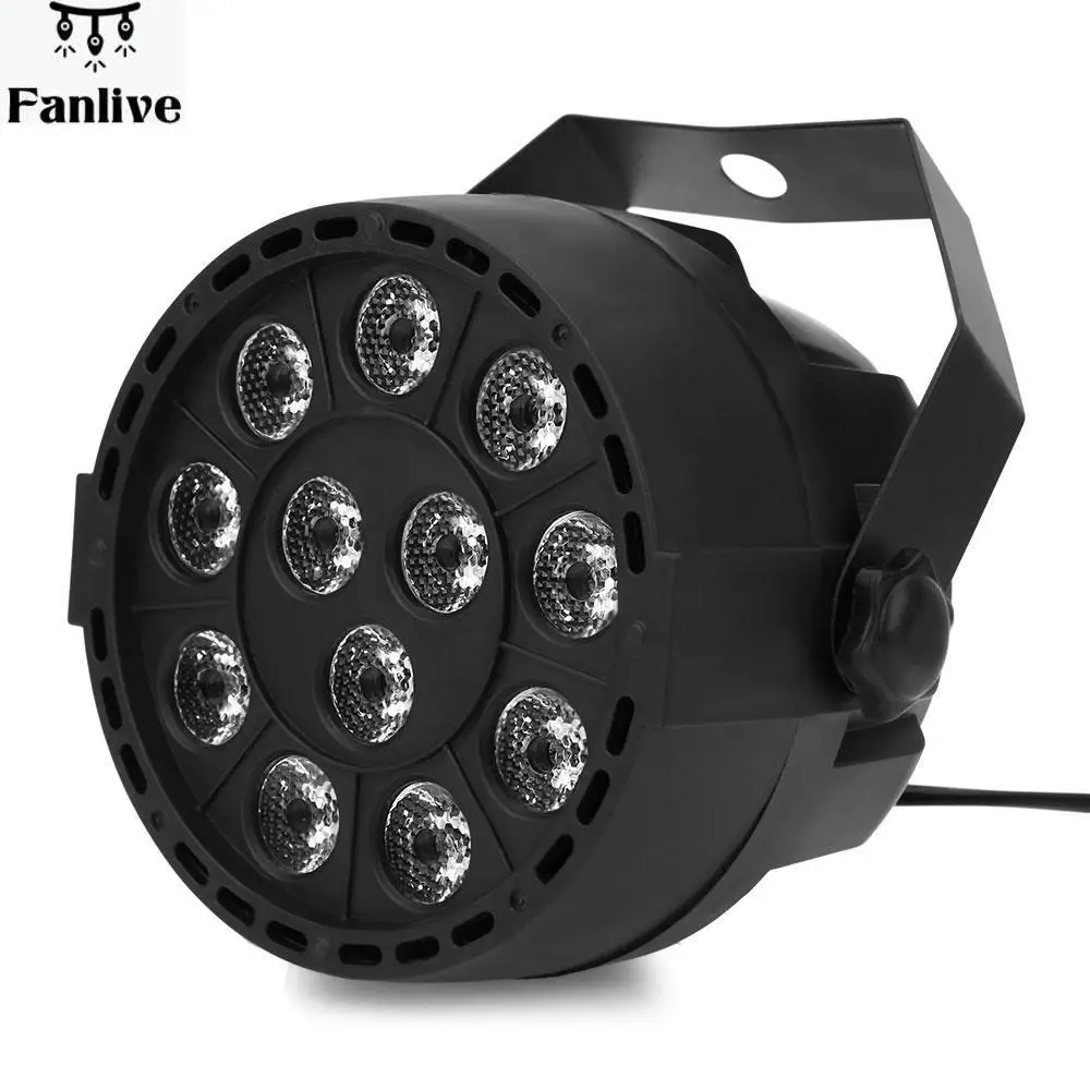 10 шт. Портативный Мини светодиодный сценический свет 18 LED PAR-прожектор со