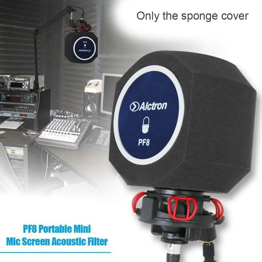 Professional Studio Mic Screen Acoustic Filter Desktop Noise Screen Wind Recording Reduction For