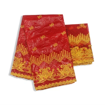 

red lace bazin riche getzner 2020 nouveau high quality basin riche getzner brocade fabric african bazin riche fabric 5+2yards