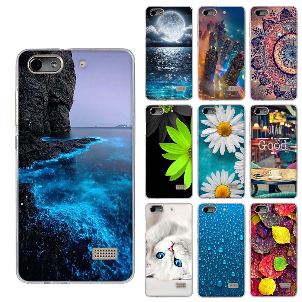 Funda silicona para Huawei G Play Mini, carcasa parachoques para Huawei Honor 4C, patrón romántico para Honor funda con de 5,0 pulgadas|Fundas antigolpes para teléfono| - AliExpress