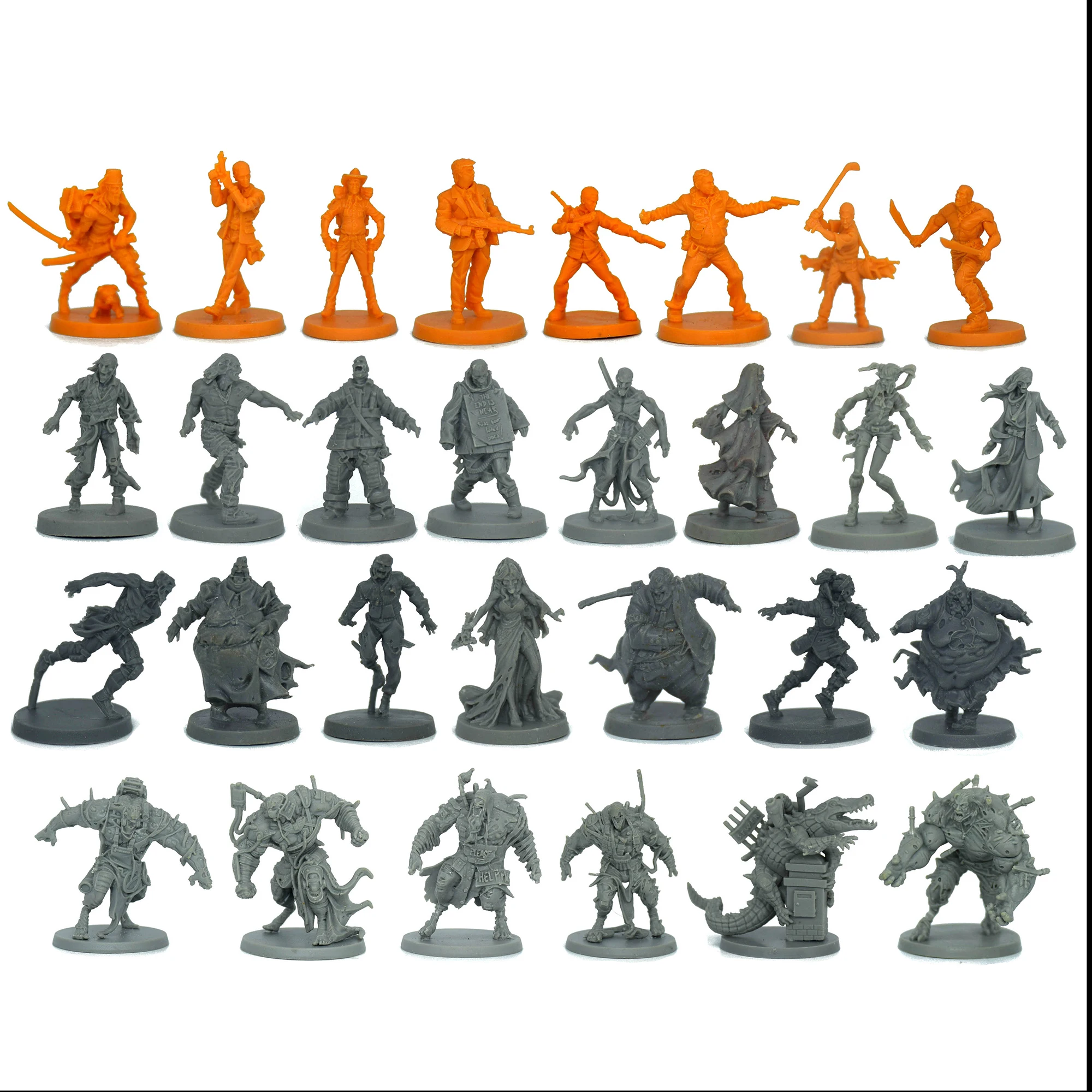 Настольная игра zombicide 2nd 2021 герои выжившие Уокер бегун fatties абамин зомби животные