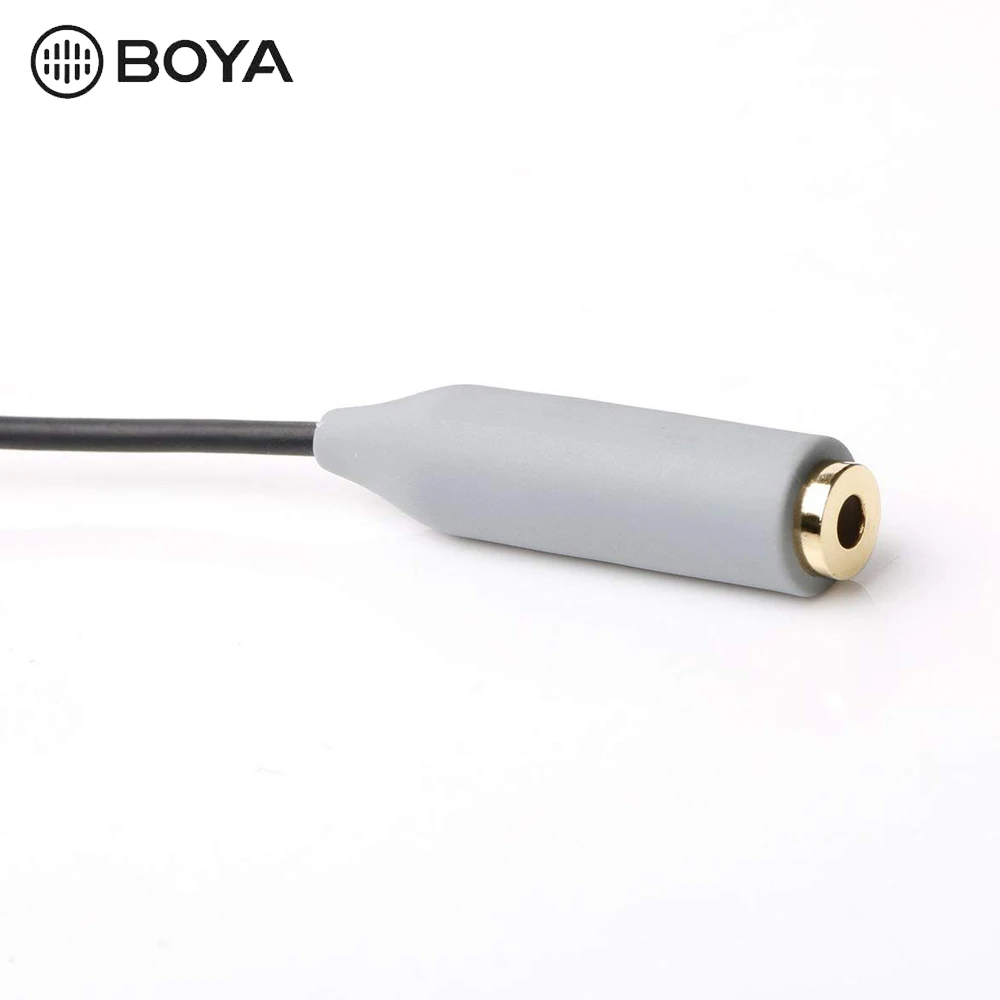 BOYA BY CIP2 3 5 мм TRRS до TRS Кабель адаптер для iPhone iPad iPod смартфон WM5 WM6 WM8 аксессуары