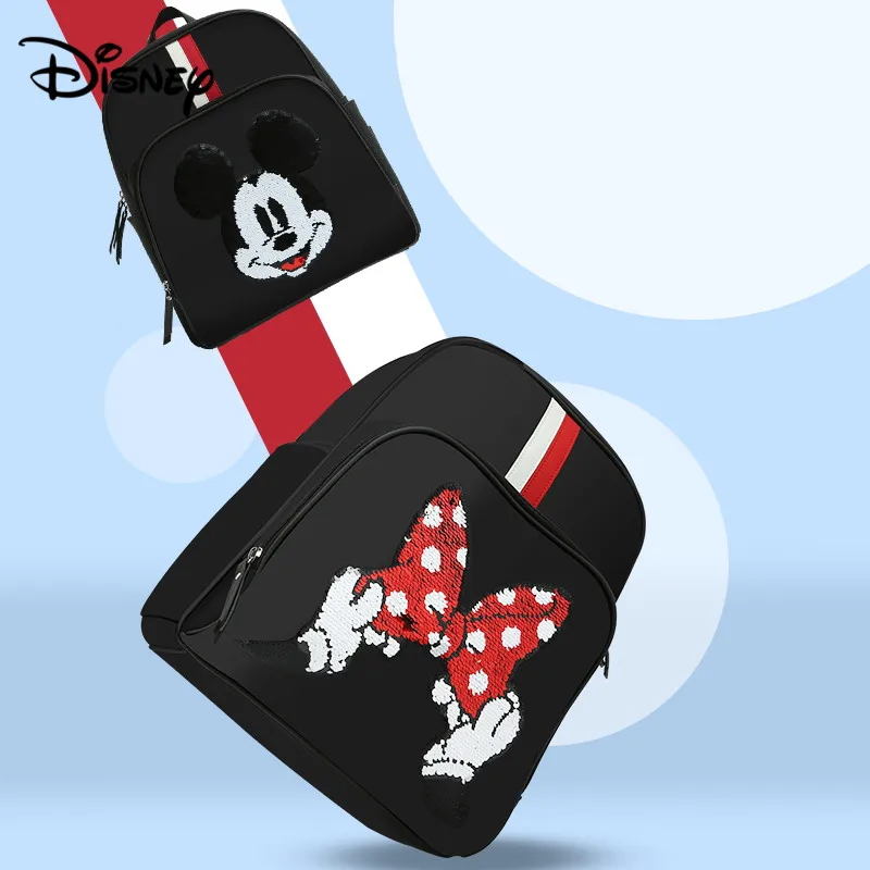 Disney USB Мумия сумка на плечо многофункциональная Большая вместительная сумка для мам Новая мода ребенок выход Изменить цвет изменить лицо