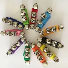 Браслет Jingle Bells музыкальный ритм игрушки, 10 цветов, музыкальные инструменты для школы