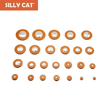 

1 set (25pcs) Sax Pads Saxophone Goat Leather Pads for Eb Alto Saxophone