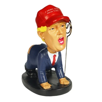 

Funny America President Message Card Note Holder Name Memo Clip Resin Pen Holder