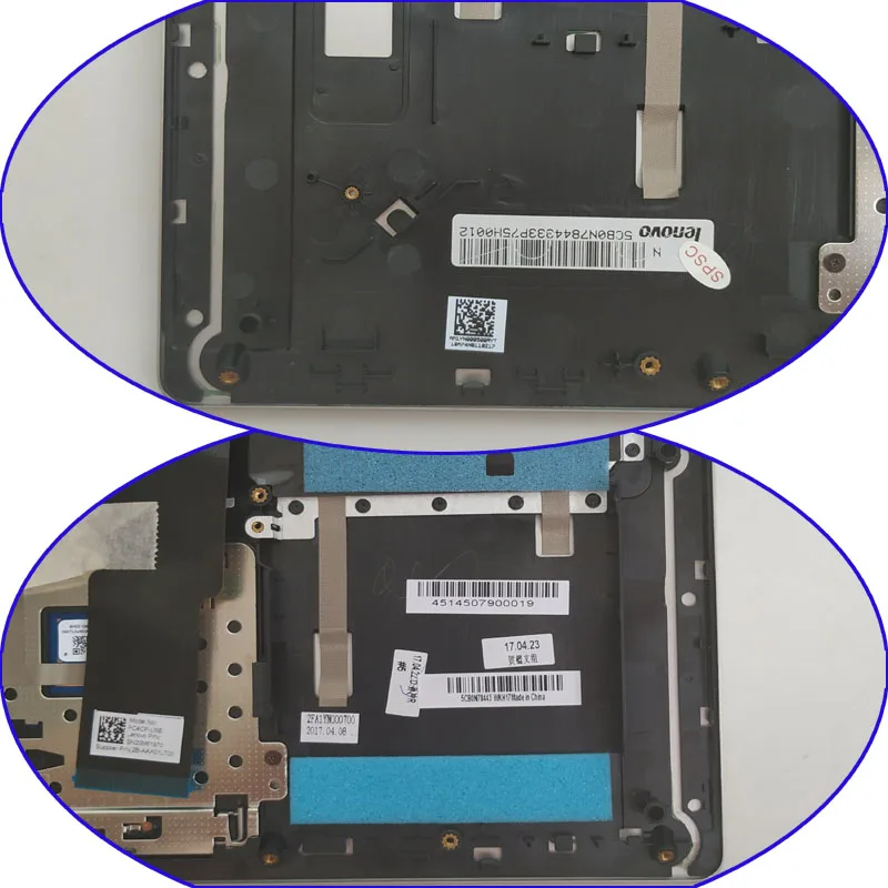 1 шт. новая Оригинальная клавиатура для ноутбука с крышкой для lenovo 520s-14