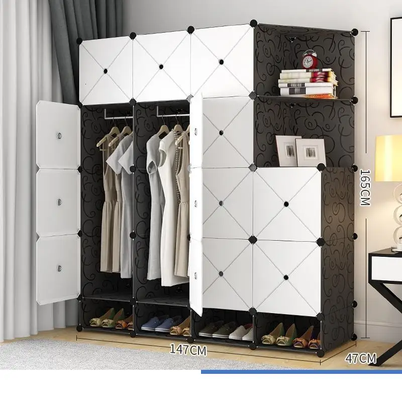 Mobilya туалетный Penderie кровать Rangement Garderobe мебель шкаф Mueble де Dormitorio Спальня мебель Guarda Roupa вешалка для одежды - Цвет: MODEL R