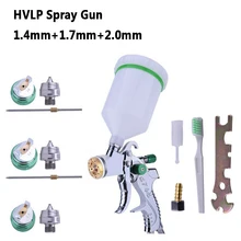 1,4/1,7/2,0 мм сопло H-2000 Профессиональный HVLP пистолет мини Air Краски спрей Пистолеты Аэрограф Для Краски ing автомобиля Аэро