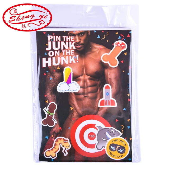 Shengyi Pin The Junk On The Hunk Bridal Party Bachelorette Party Games  Girls Bachelor Party Supplies Hen Night Bachelorette - Gags & Practical  Jokes - AliExpress