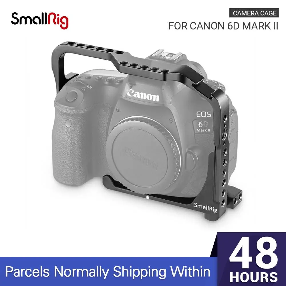 Smallrig Camera Cage For Canon 6d Mark Ii Cage With Nato Rails Builtin
