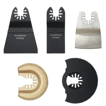 

16pcs Universal Treasure Kit Power Tool Multifunctional Trimming Machine Accessories Woodworking Knife Saw Blade