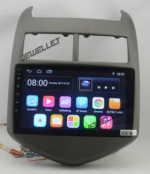 

10.1" rotate vertical screen quad-core android 8.1 Car GPS radio navigation for Chevrolet Aveo Sonic Holden Barina 2012-2016