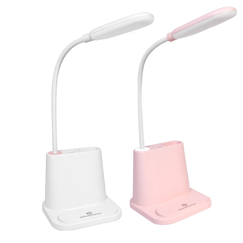 

2pc/set USB Cable Desk Touch Light Adjust 2 Light Modes Night Lamp For Kids Studying Eye Protection Reading Lamps