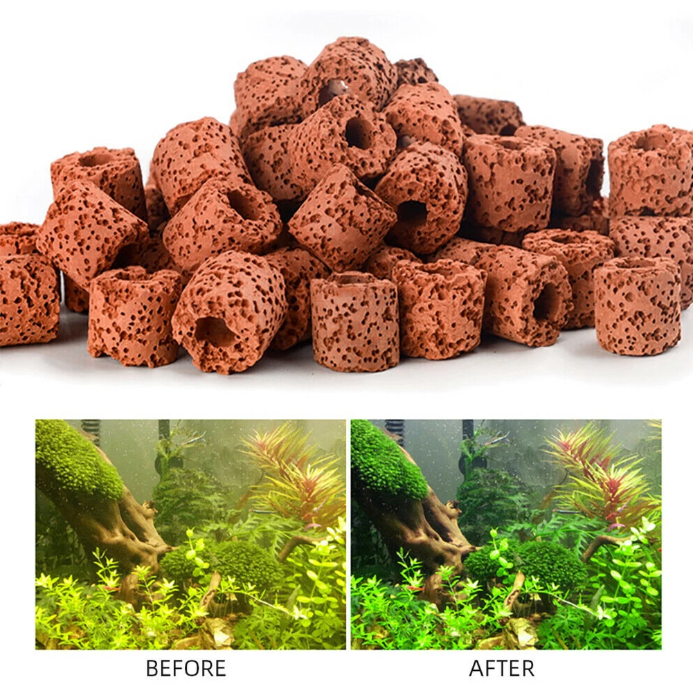 

10 In 1 Ceramic Ring PH Value Aquarium Fish Tank Filter Material Water Purify Durable Accessories Reduce Odor Bacterial House