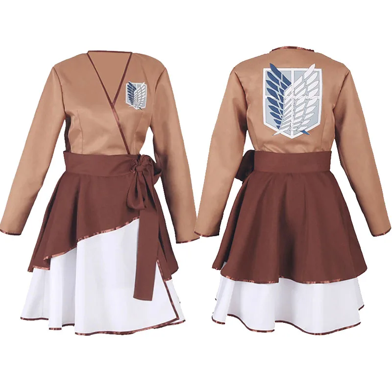 

2022 New Costumes Attack on Titan Cosplay Skirts Scout Regiment Costume Lolita Uniforms Woman's Kimono Recon Corps JK Uniform