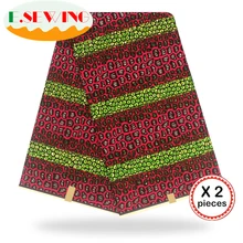 Африканская восковая ткань с принтом Анкара для шитья Анкара африканская ткань 12 ярдов нигерийская хлопковая ткань Гана для платья 90104