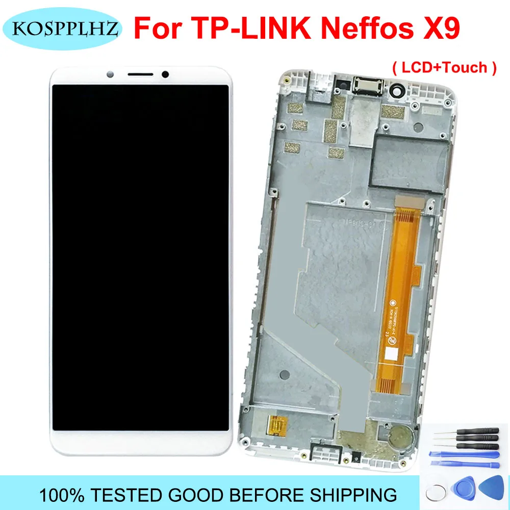 

5.99 inch For TP-LINK Neffos X9 LCD Display + Touch Screen Digiziter Assembly Original Replacement Neffos X9 TP913A Cell Phone