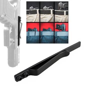 

Universal Gun Clip Holster IWB for Semi-Automatic Handguns Ambidextrous Concealed Gun Belt Clip for Right Left Hand