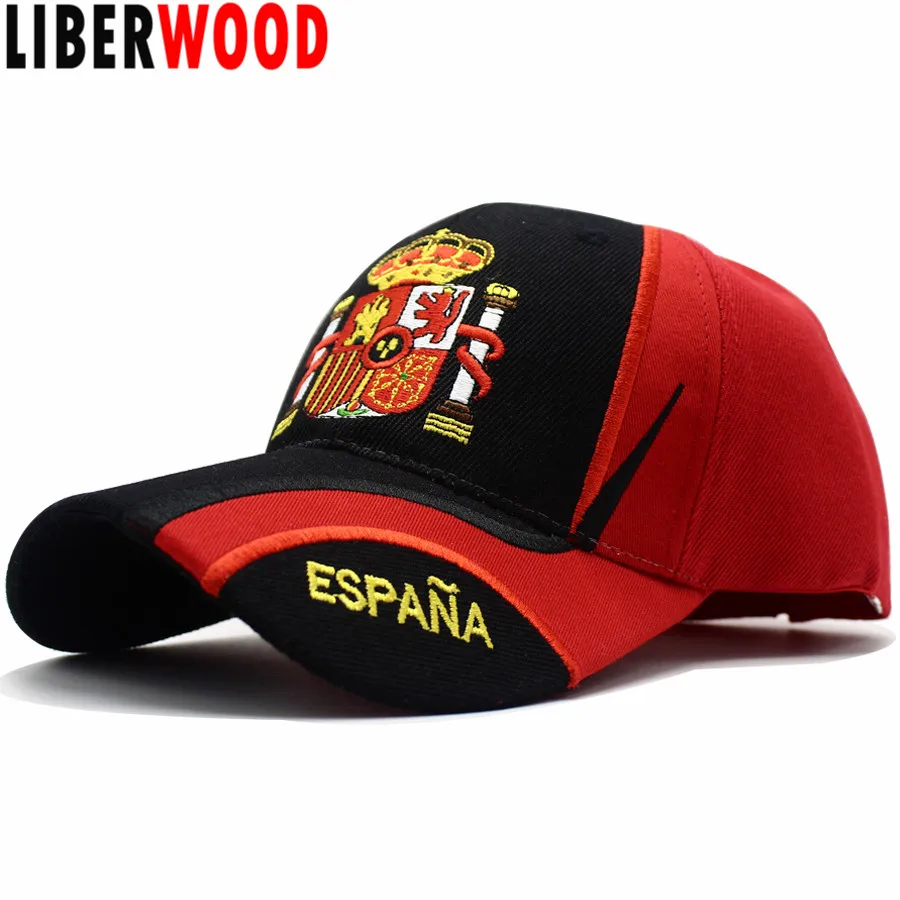 LIBERWOOD брендовая шапка испанская бейсболка с флагом страны шапки для мужчин и
