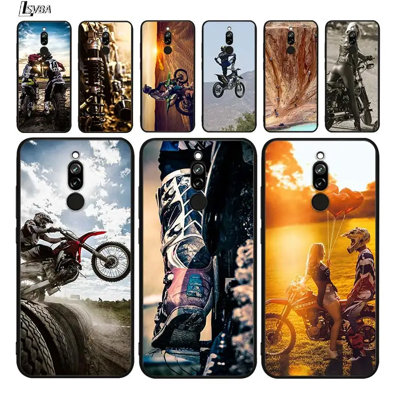 Мотоциклетные кроссовые велосипеды для Xiaomi Redmi 10X 5G 4G 9 9A 9C 8 8A 7 7A K20 Pro S2 6A 6 4X яркий
