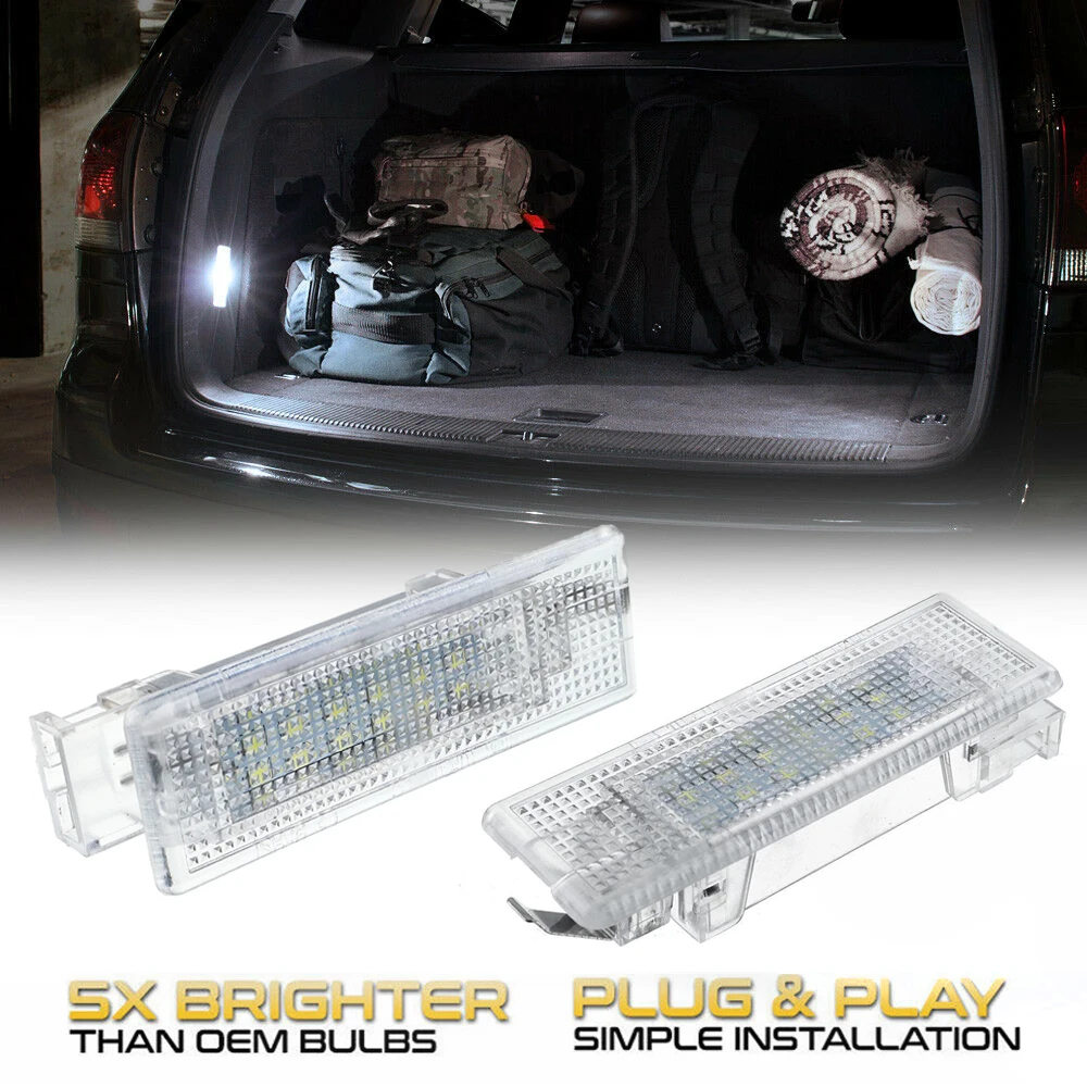Светодиодный светильник 18 SMD для багажника VW GOLF Passat CC Caddy Tiguan Touran Touareg Transporter T5 6 Jetta