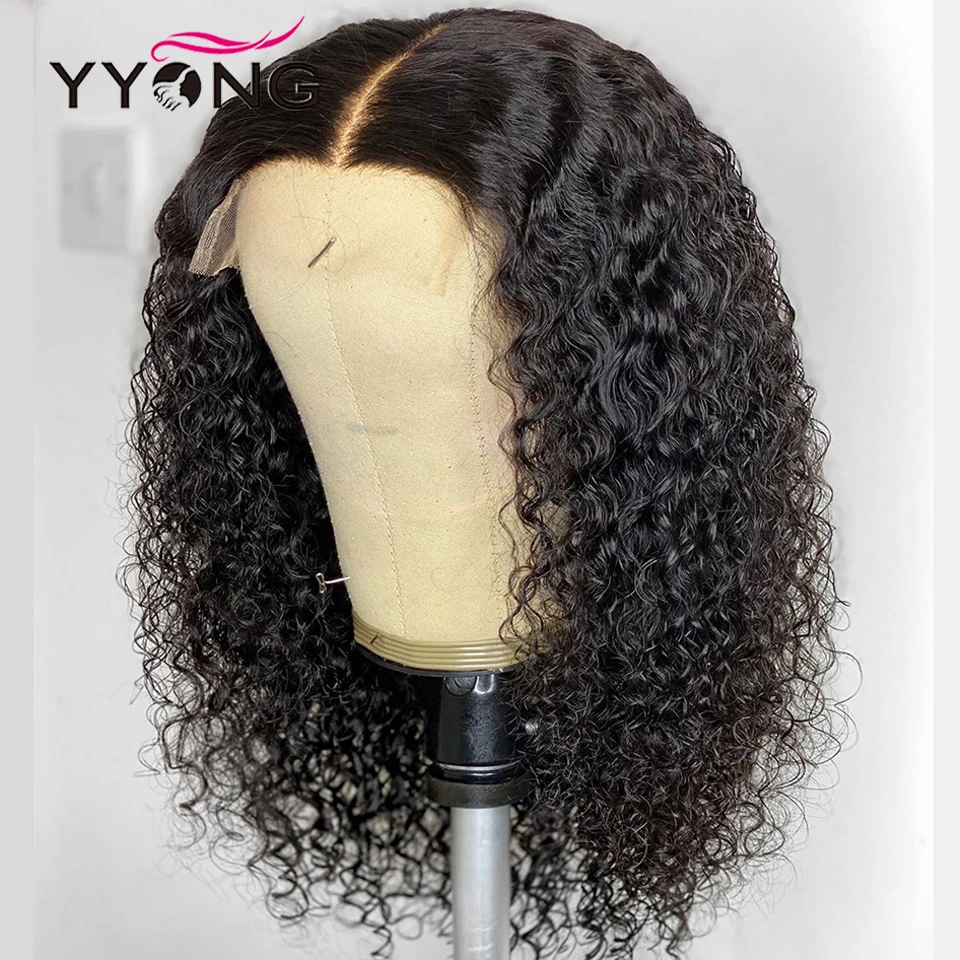 Deep Wave HD Transparent Closure Lace Wig