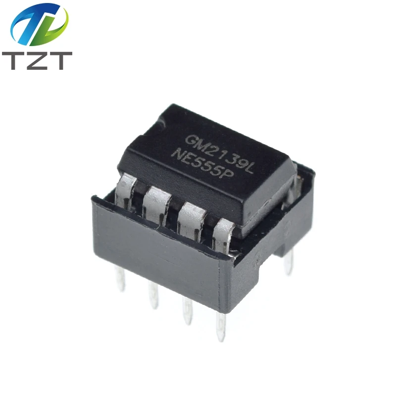 10Pcs, (5 Each) NE555 NE555P 555 Timer Programming + 8 Pin Sockets – Detail 2
